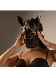 Черная маска  Собака  с ушками - Crazy Handmade - купить с доставкой в Ярославле