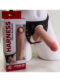 Страпон в подарочной упаковке: трусики с плугом и фаллоимитатор-насадка - 16 см. - LOVETOY (А-Полимер) - купить с доставкой в Ярославле