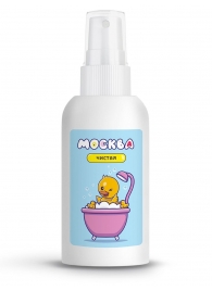 Антибактериальный спрей для очистки секс-игрушек с ароматом дыни  Москва Чистая  - 100 мл. - Москва - купить с доставкой в Ярославле