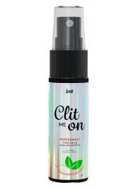 Клиторальный возбуждающий спрей Clit Me On Peppermint - 12 мл. - INTT - купить с доставкой в Ярославле