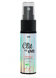 Клиторальный возбуждающий спрей Clit Me On Red Fruits - 12 мл. - INTT - купить с доставкой в Ярославле