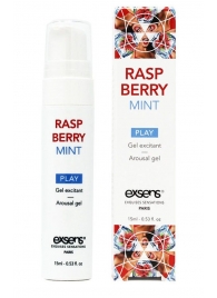 Возбуждающий гель Raspberry Mint с ароматом малины и мяты - 15 мл. - Exsens - купить с доставкой в Ярославле