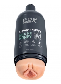 Телесный мастурбатор-вагина Shower Therapy Milk Me Honey - Pipedream - в Ярославле купить с доставкой