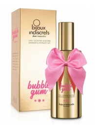Гель с ароматом жвачки Bubblegum 2-in-1 Scented Silicone Massage And Intimate Gel - 100 мл. - Bijoux Indiscrets - купить с доставкой в Ярославле
