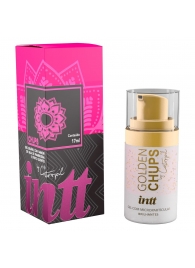 Возбуждающий гель Golden Chups с малиновым ароматом - 17 мл. - INTT - купить с доставкой в Ярославле