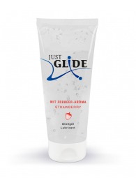 Лубрикант на водной основе Just Glide Strawberry с ароматом клубники - 200 мл. - Orion - купить с доставкой в Ярославле