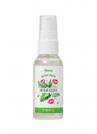 Съедобная гель-смазка Yovee «Мятный поцелуй» с Д-пантенолом и вкусом мяты - 50 мл. - ToyFa - купить с доставкой в Ярославле