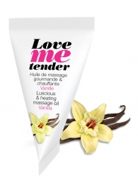 Съедобное согревающее массажное масло Love Me Tender Vanilla с ароматом ванили - 10 мл. - Love to Love - купить с доставкой в Ярославле