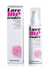 Съедобное согревающее массажное масло Love Me Tender Cotton Candy с ароматом сладкой ваты - 100 мл. - Love to Love - купить с доставкой в Ярославле