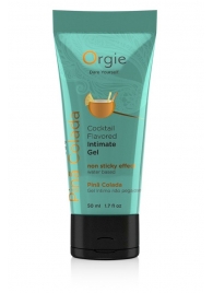 Съедобный интимный гель Orgie Lube Tube Cocktail Pina Colada - 50 мл. - ORGIE - купить с доставкой в Ярославле