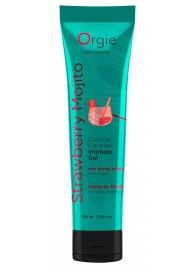 Съедобный интимный гель Orgie Lube Tube Cocktail Strawberry Mojito - 100 мл. - ORGIE - купить с доставкой в Ярославле