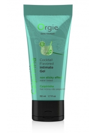 Съедобный интимный гель Orgie Lube Tube Cocktail Caipirinha - 50 мл. - ORGIE - купить с доставкой в Ярославле