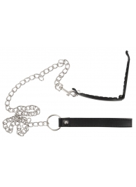 Зажим для половых губ с поводком Pussy Clamp With A Leash - Orion - купить с доставкой в Ярославле