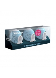 Набор из 3 мастурбаторов-яиц Satisfyer Savage - Satisfyer - в Ярославле купить с доставкой