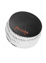 Белая веревка для шибари на катушке - 5 м. - Pecado - купить с доставкой в Ярославле