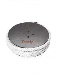 Белая веревка для шибари на катушке - 10 м. - Pecado - купить с доставкой в Ярославле