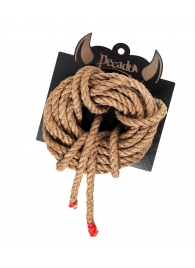 Джутовая веревка для шибари - 5 м. - Pecado - купить с доставкой в Ярославле