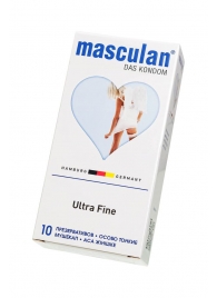 Ультратонкие презервативы Masculan Ultra Fine с обильной смазкой - 10 шт. - Masculan - купить с доставкой в Ярославле