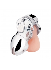 Клетка на пенис из металла Obedience Cock Cage - BlueLine - купить с доставкой в Ярославле