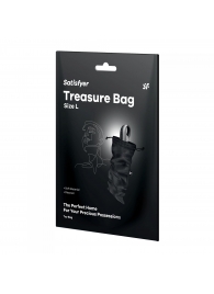 Черный мешочек для хранения игрушек Treasure Bag L - Satisfyer - купить с доставкой в Ярославле
