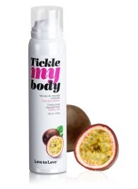 Массажная хрустящая пенка Tickle my body с ароматом маракуйи - 150 мл. - Love to Love - купить с доставкой в Ярославле