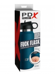 Мастурбатор-вагина в синей колбе F*ck Flask - Pipedream - в Ярославле купить с доставкой