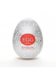 Мастурбатор-яйцо Keith Haring EGG PARTY - Tenga - в Ярославле купить с доставкой