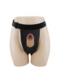 Полый страпон на регулируемых трусиках Houston - 17,5 см. - Baile - купить с доставкой в Ярославле