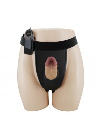 Полый вибрострапон на регулируемых трусиках Draven - 17,5 см. - Baile - купить с доставкой в Ярославле
