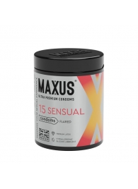 Анатомические презервативы MAXUS Sensual - 15 шт. - Maxus - купить с доставкой в Ярославле