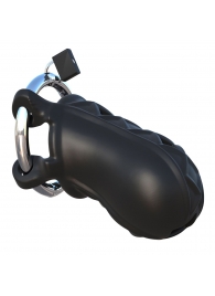 Черный замок верности Extreme Silicone Cock Blocker - Pipedream - купить с доставкой в Ярославле
