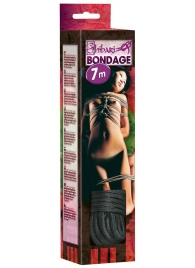 Чёрная веревка для связывания - 700 см. - Orion - купить с доставкой в Ярославле
