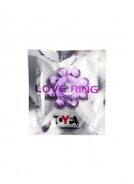 Мягкая фиолетовая гелевая насадка - Toyfa Basic - в Ярославле купить с доставкой