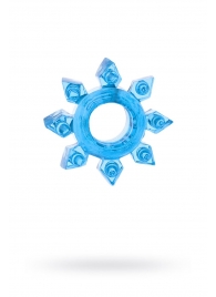 Голубая гелевая насадка-звезда - Toyfa Basic - в Ярославле купить с доставкой