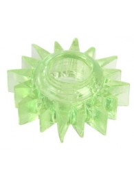 Зеленое эрекционное кольцо-солнце - Toyfa Basic - в Ярославле купить с доставкой