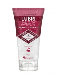 Интимный гель-смазка на водной основе Lubrimax Magic Cherry - 75 мл. - ИнтелБИО - купить с доставкой в Ярославле
