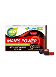 Возбуждающее средство Man’s power - 10 капсул (+1 в подарок) - SuperCaps - купить с доставкой в Ярославле
