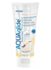 Смазка на водной основе AQUAglide с ароматом ванили - 100 мл. - Joy Division - купить с доставкой в Ярославле