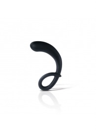 Черный массажер простаты Curving Curt - 13 см. - MyStim - купить с доставкой в Ярославле