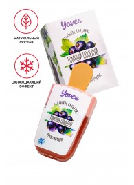 Охлаждающий бальзам для губ «Томный поцелуй» с ароматом черной смородины - 5 мл. - ToyFa - купить с доставкой в Ярославле