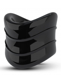 Черное эрекционное кольцо на мошонку Beef Ball Stretcher Snug X Long - Blush Novelties - в Ярославле купить с доставкой