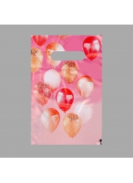 Пакет «Праздничные шары» с вырубной ручкой (20х30 см) - UPAK LAND - купить с доставкой в Ярославле