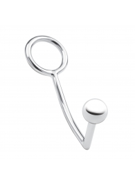 Кольцо на пенис с анальным стимулятором Stainless Steel Anal Hook   Cock Ring - BlueLine - в Ярославле купить с доставкой