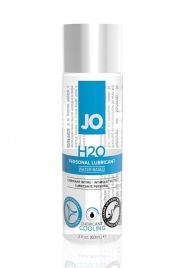 Охлаждающий лубрикант на водной основе JO Personal Lubricant H2O COOLING - 60 мл. - System JO - купить с доставкой в Ярославле
