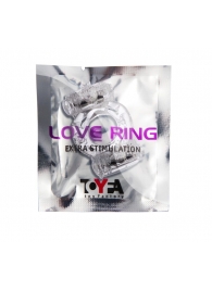 Прозрачное виброкольцо с двумя вибропульками - Toyfa Basic - в Ярославле купить с доставкой