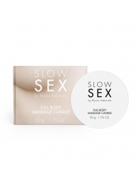 Массажная свеча для всего тела Slow Sex - 50 гр. - Bijoux Indiscrets - купить с доставкой в Ярославле