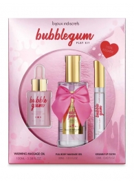 Набор средств для массажа и ласк Bubblegum Play Kit - Bijoux Indiscrets - купить с доставкой в Ярославле