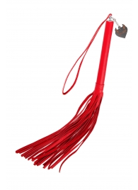 Красная кожаная плеть с петлёй - 50 см. - Pecado - купить с доставкой в Ярославле