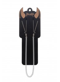 Зажимы на соски «Вилки» на цепочке - Pecado - купить с доставкой в Ярославле