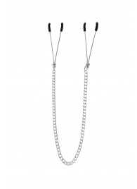 Зажимы на соски «Вилки» на цепочке - Pecado - купить с доставкой в Ярославле